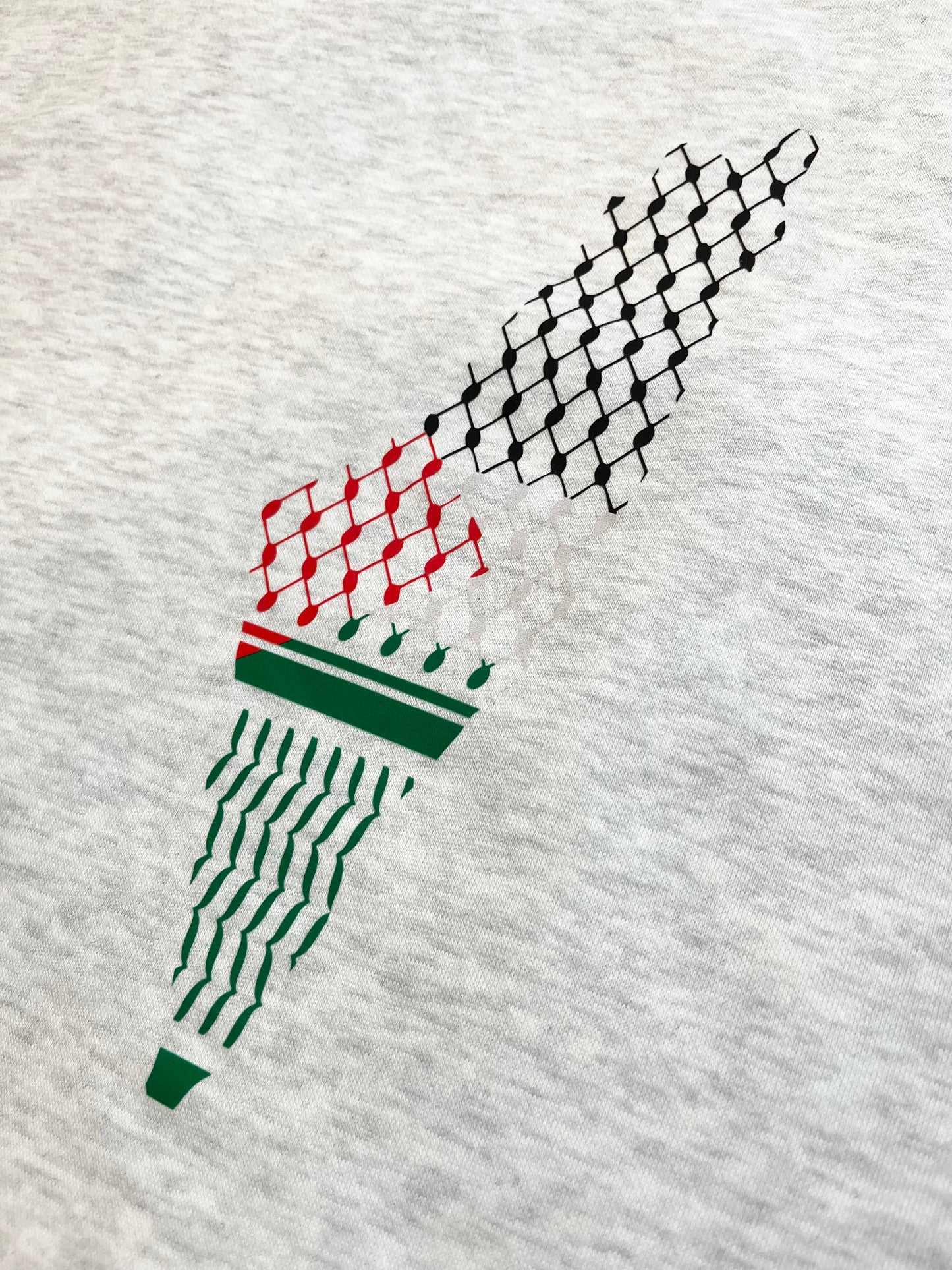 Hoodie Dress Kufiyeh Map