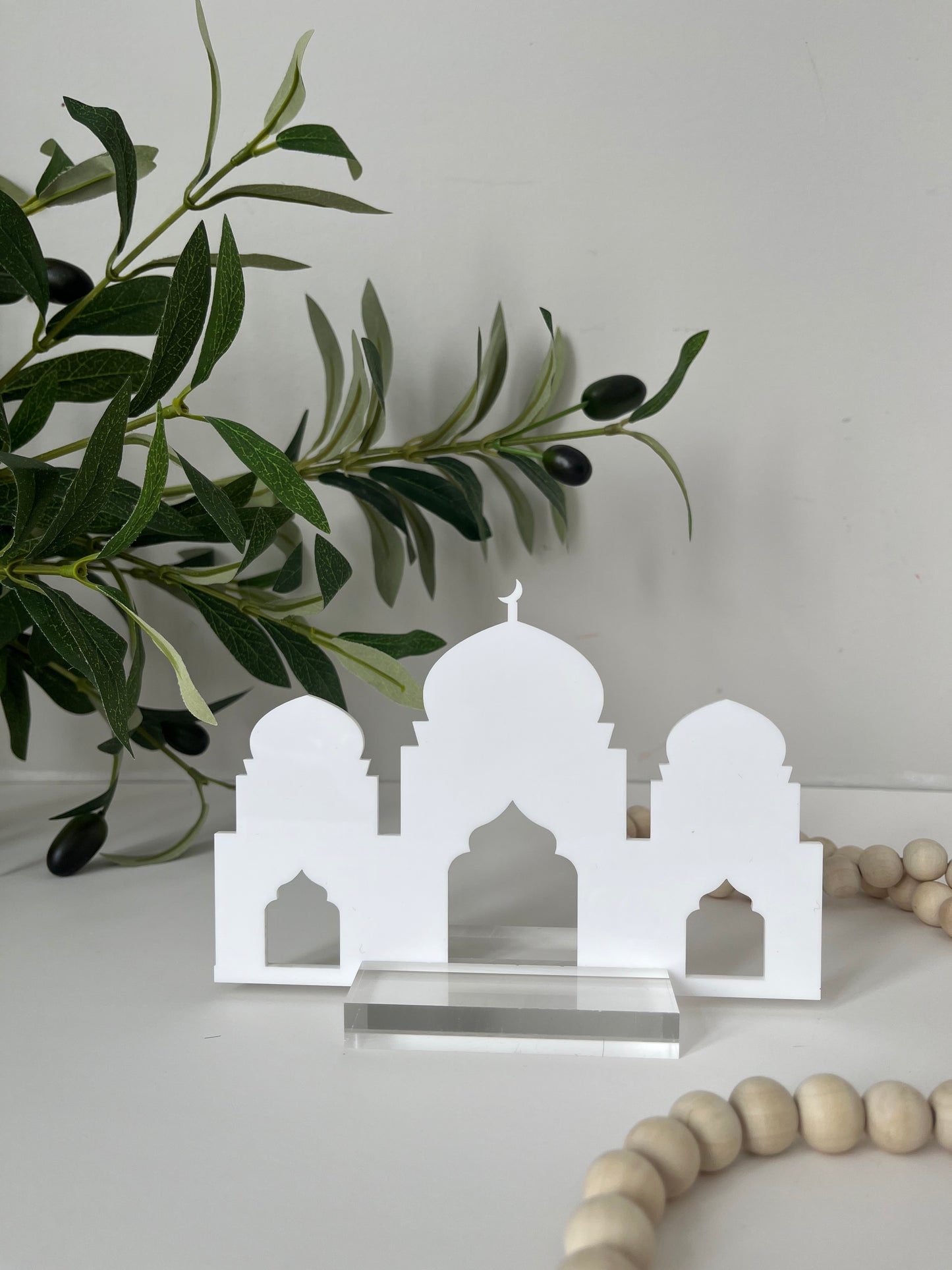 Ramadan Mosque Sign 4, Ramadan Décor, Masjid, Masjid Outline, Elegant Islamic Décor, Minimal Ramadan, Modern Ramadan Sign, رمضان مبارك