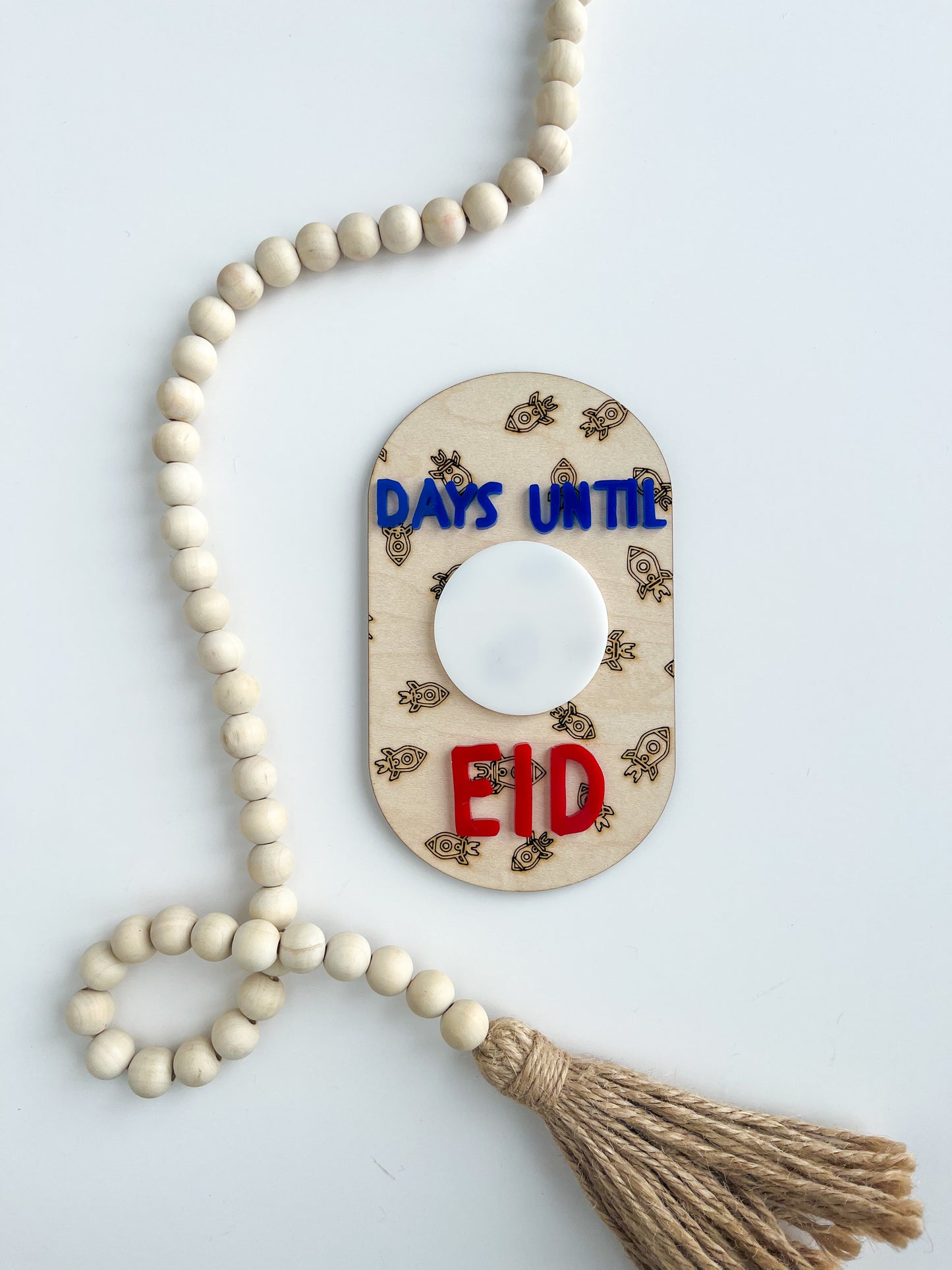 Eid Countdown, Days Until Eid, Ramadan Sign, Ramadan Eid Décor, Islamic Décor, Rocket Ship Eid Countdown, Reusable Eid Countdown