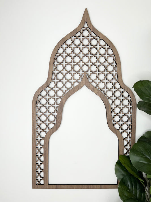 Mihrab Wall Piece - Walnut